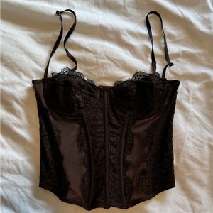 Brown Urban Corset Top